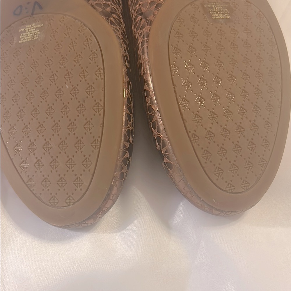 ANTONIO MELANI Copper Perforated Flats.   New Without Tags - Picture 4 of 7
